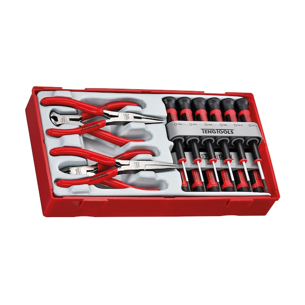 16 Piece Mini Plier & Screwdriver Set
